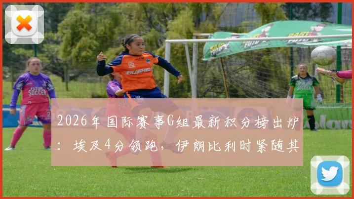 2026年国际赛事G组最新积分榜出炉：埃及4分领跑，伊朗比利时紧随其后，新西兰需全力追赶